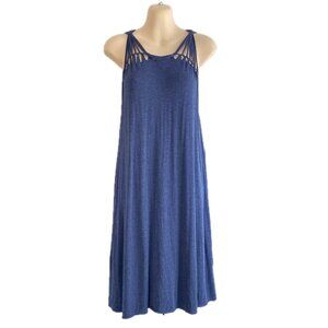 Max Studio Heather Blue Sleeveless Dress – Size S – LIKE NEW
